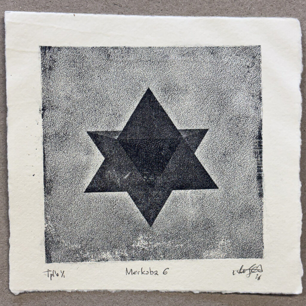 Niko Skorpio Lithograph Merkaba 6