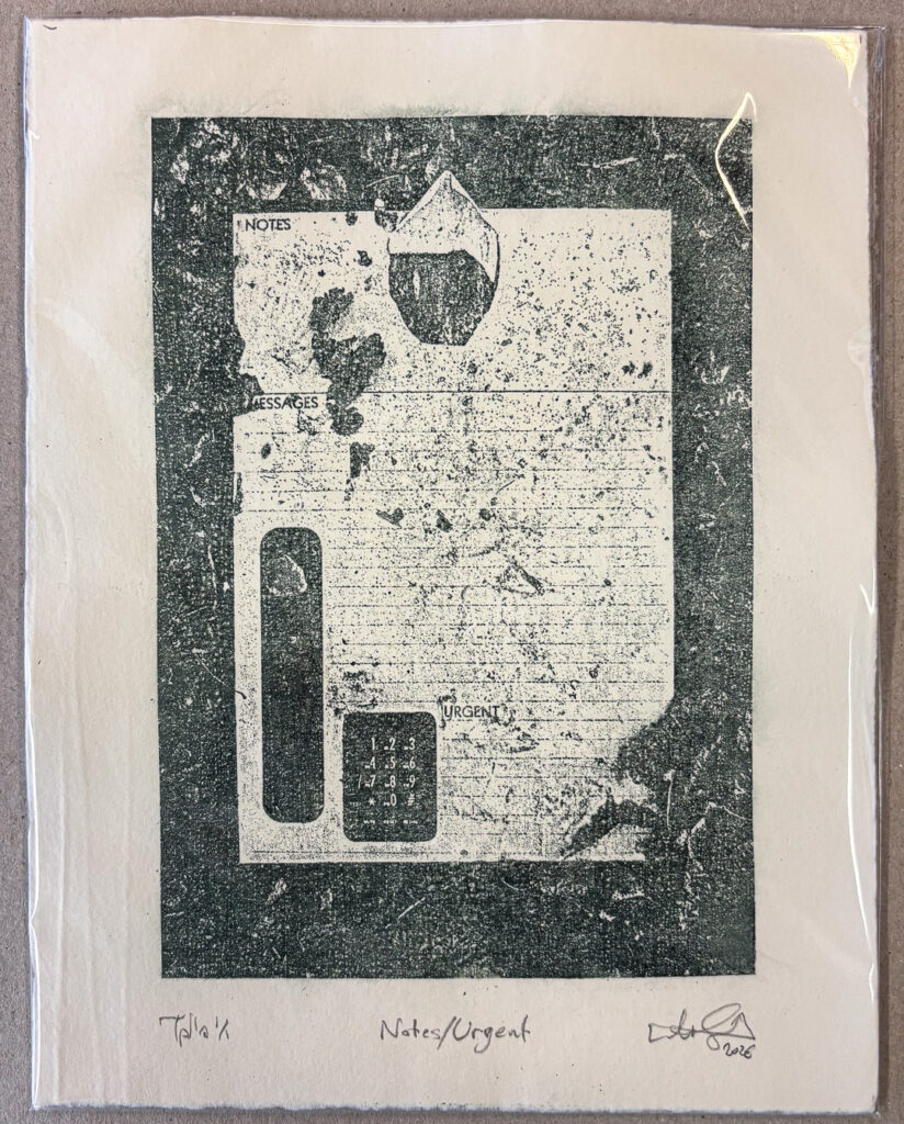 Niko Skorpio Lithograph Notes/Urgent