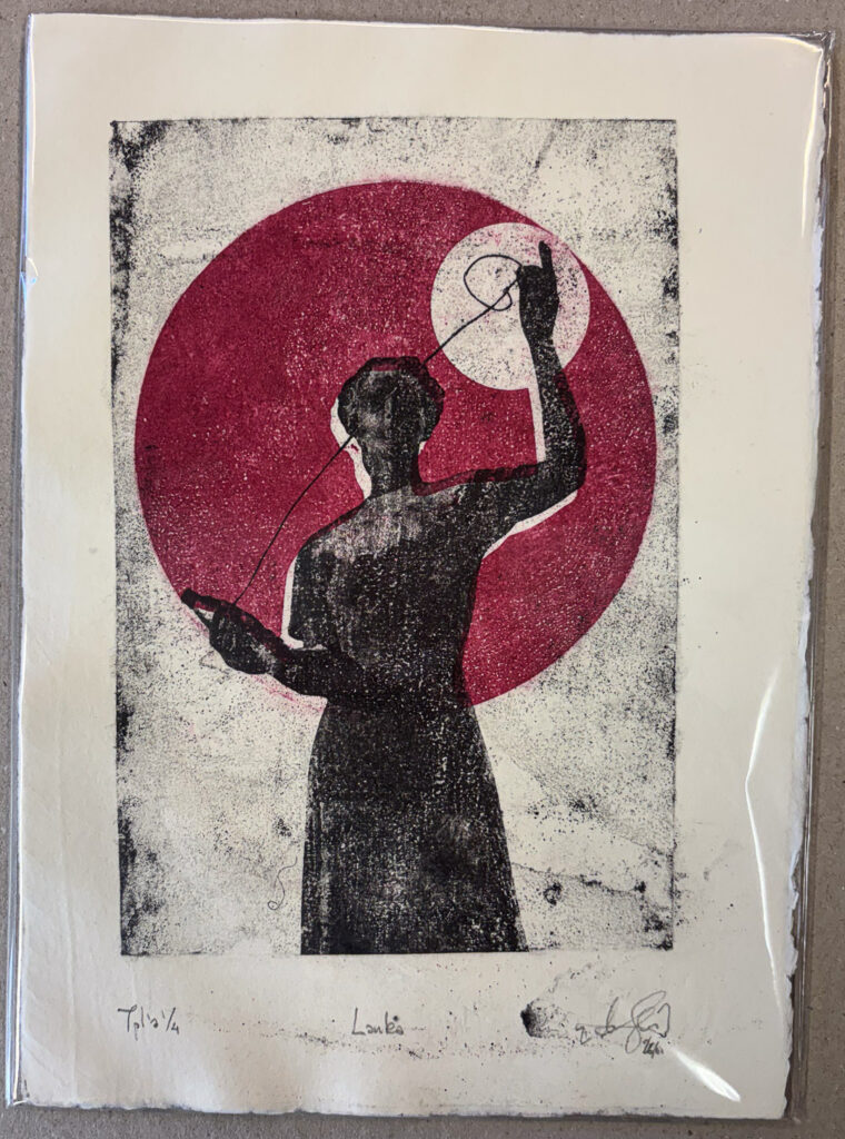 Niko Skorpio - Lithograph - Lanka/Thread 1/4