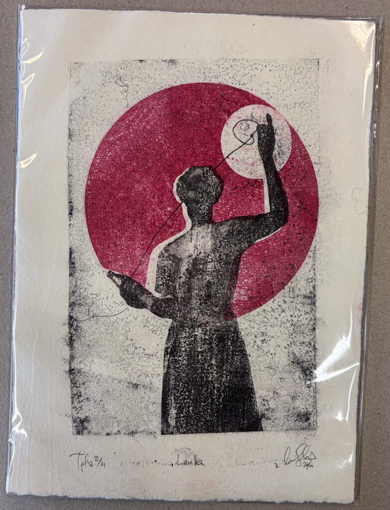 Niko Skorpio Lithograph Lanka/Thread 2/4