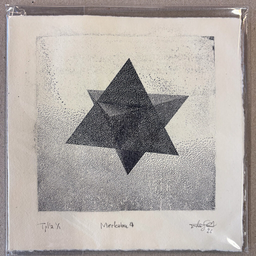 Niko Skorpio Lithograph Merkaba 4