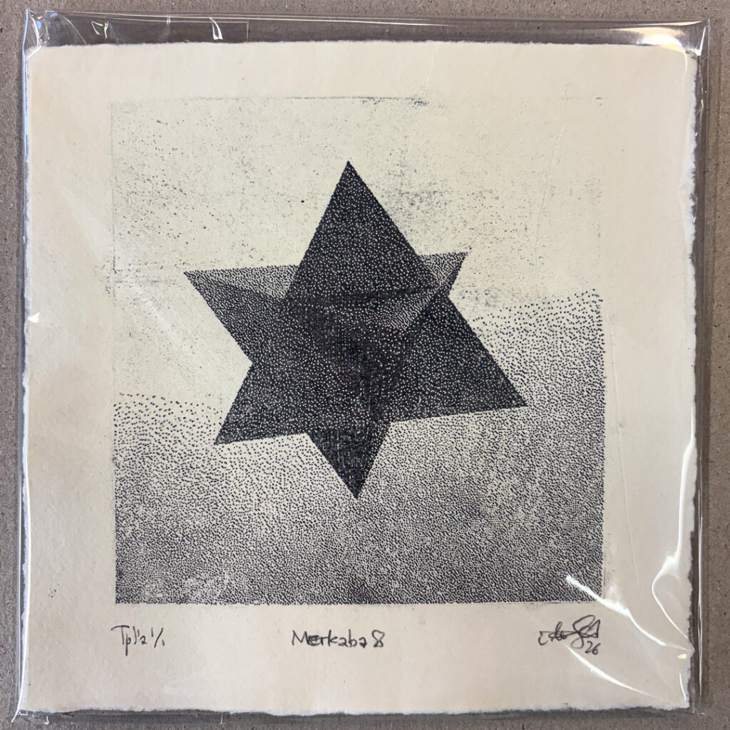 Niko Skorpio Lithograph Merkaba 8
