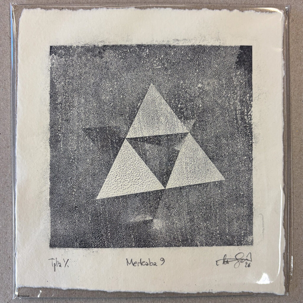 Niko Skorpio Lithograph Merkaba 9