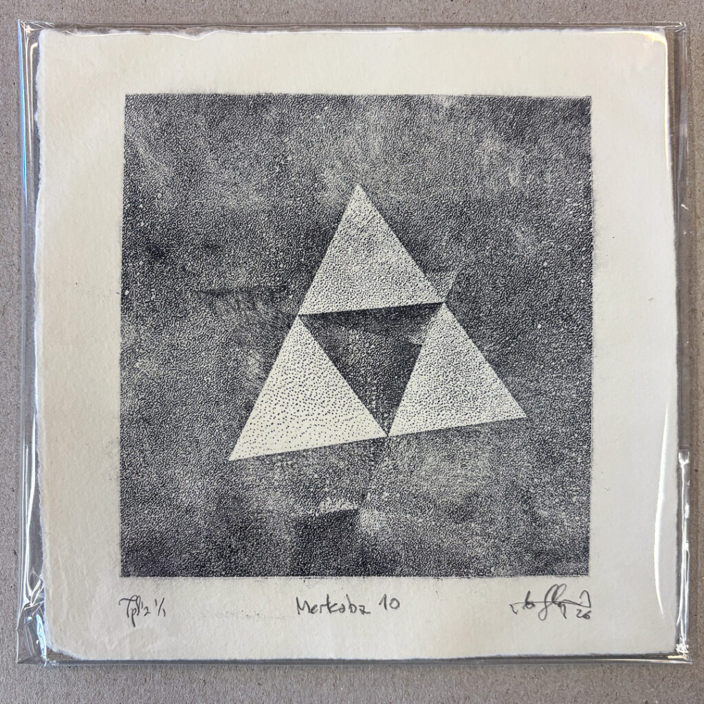Niko Skorpio Lithograph Merkaba 10